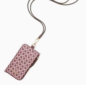 NWT ♠️Kate Spade♠️ Lanyard in Pink Multi